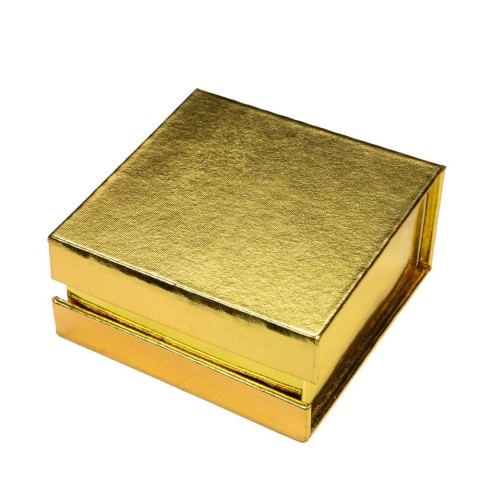 SCATOLA QUADRATA CM10X10X4H ORO